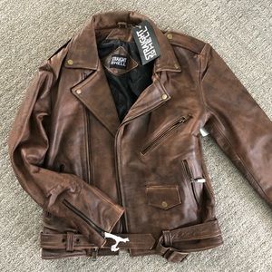 Straight to hell commando leather jacket